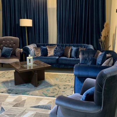 شقه مفروشه للايجار في كمبوند دار مصر القرنفل في التجمع الاول