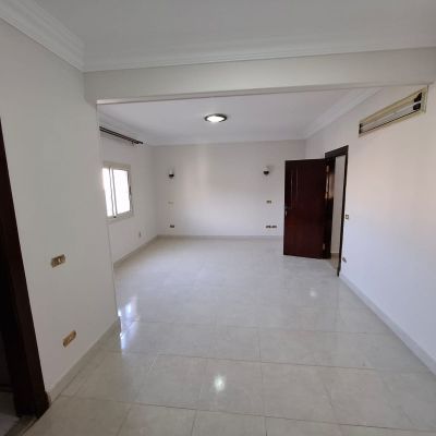 apartment for rent with kitchen and air conditioning in the Second Villas District, Fifth Settlement, New Cairo, Cairo.