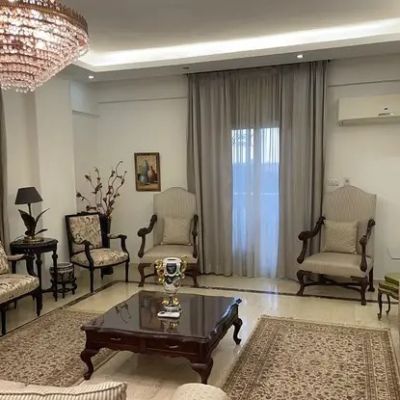 شقه مفروشه للايجار في الياسمين 2 فيلات في التجمع الاول