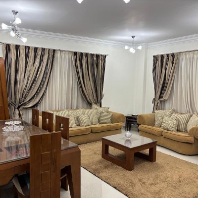 Furnished apartment for rent in Al Banafseg Buildings, First Settlement, 