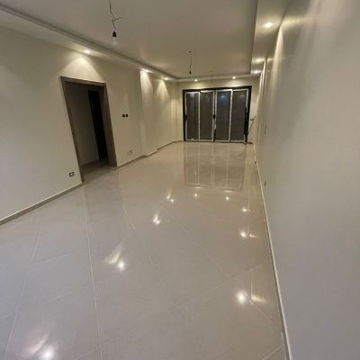 Empty apartment for rent with kitchen in Midtown Compound in Fifth Settlement