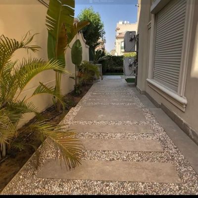 Unfurnished villa for rent with kitchen and air conditioning in Lavinsta Compound – Al Patio Oro, in the heart of New Cairo,