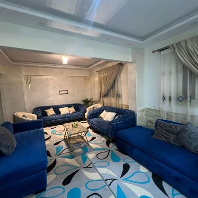 دوبلكس مفروش للايجار في كمبوند الياسمين 7 فيلات، التجمع الأول