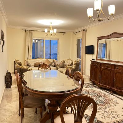 Furnished apartment for rent in Dar Misr Al Qarnafel Compound, First Settlement
