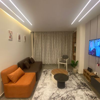 Furnished studio apartment for rent in Andalus 1, Fifth Settlement