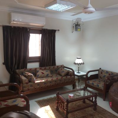 Furnished studio apartment with a rooftop terrace for rent in Al Yasmin 3 Villas – First Settlement