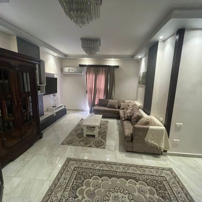 Furnished apartment for rent in New Cairo's First Settlement, within the Layla Compound