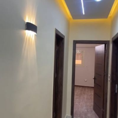 Empty apartment for rent in Al-Andalus 2/2 in the Fifth Settlement, near South 90th Street and Mohamed Naguib Axis, close to the American University AUC and Cairo Festival City, with easy access to the Ring Road and Suez Road.