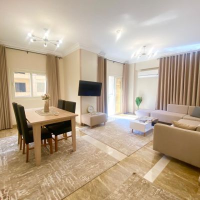 Furnished apartment for rent in Al Mostashareen Compound - Fifth Settlement, 