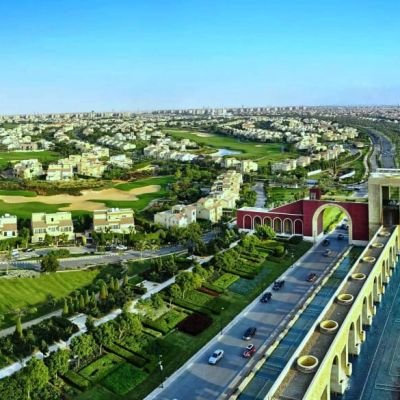 *Vacant apartment for rent in Dar Misr Al Qarnafel Compound in the First Settlement* near Al Rehab City, 90th Street and main traffic axes, which facilitates access to services and malls,