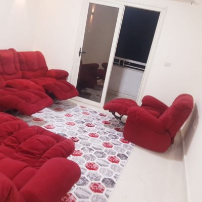 Furnished apartment for rent in Gardenia City Zone 10 compound in Nasr City, in a very special location on the Suez Road and close to City Center Almaza, the Ring Road and the Field Marshal Tantawi Axis, inside a quiet and gated residential compound that 