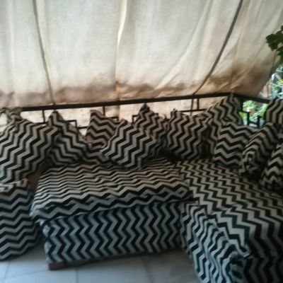 Furnished apartment for rent in Gardenia City Zone 5 compound in Nasr City, in a prime location on the Suez Road, close to services, malls, schools, and cafes, within a quiet and secure compound with 24-hour security.